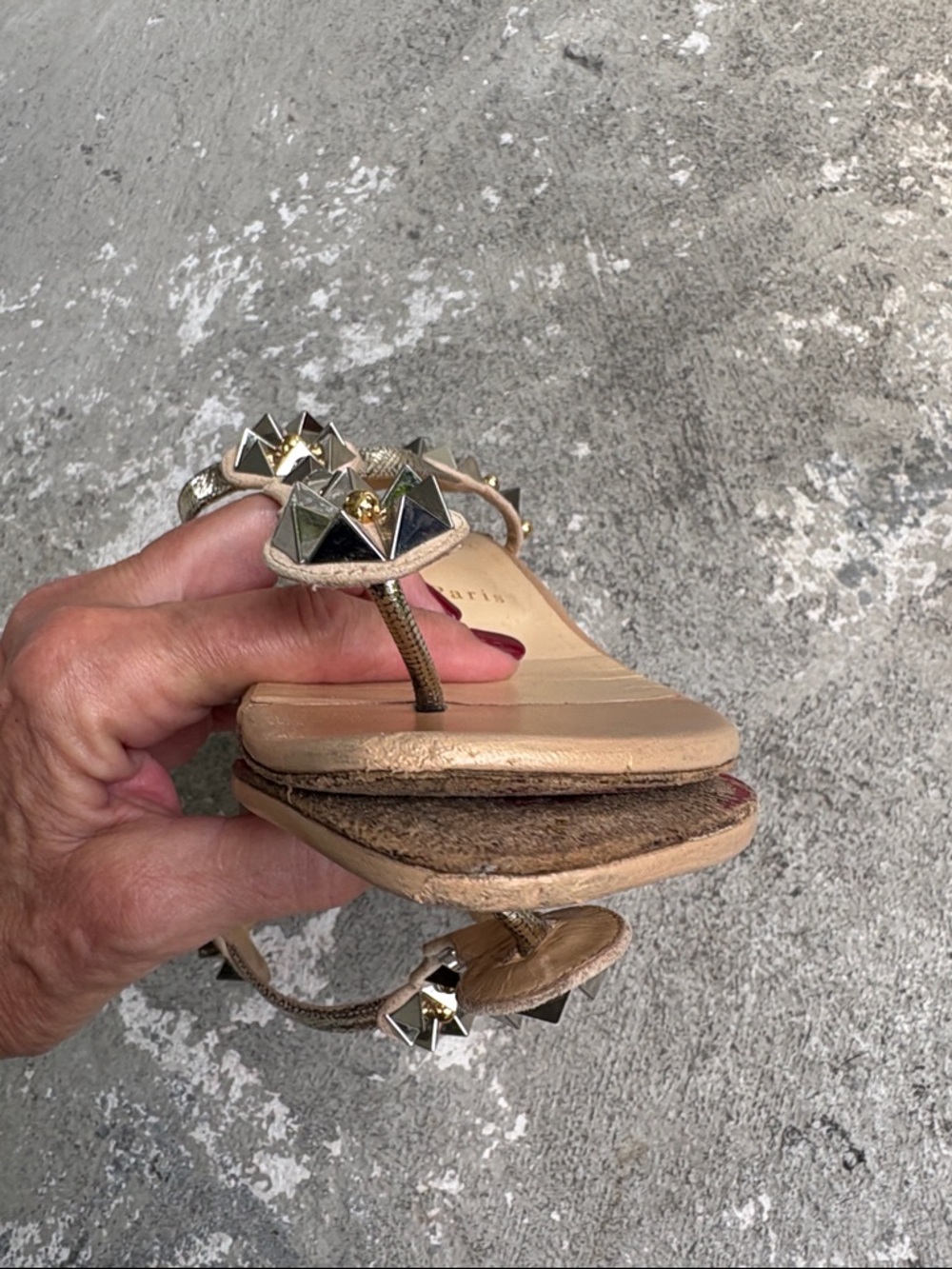 Christian Louboutin Kalederia spike sandals - Picture 4 of 9